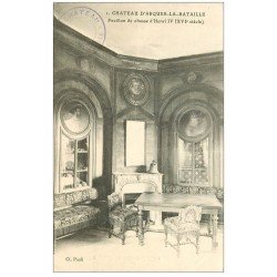 carte postale ancienne 76 ARQUES-LA-BATAILLE. Château Pavillon chasse Henri IV
