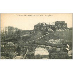 carte postale ancienne 76 ARQUES-LA-BATAILLE. Château vue générale 12