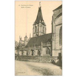 carte postale ancienne 76 ARQUES-LA-BATAILLE. Eglise 48