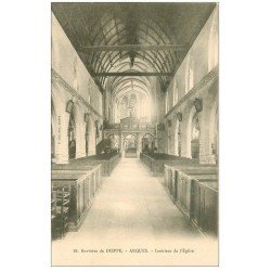 carte postale ancienne 76 ARQUES-LA-BATAILLE. Eglise intérieur 88