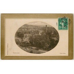 carte postale ancienne 76 BAPEAUME. Panorama 1913