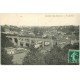 carte postale ancienne 76 BOLBEC. Vue générale 1907 avec Train