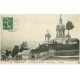 carte postale ancienne 76 BONSECOURS. Monument Jeanne d'Arc 1909 Cimetière