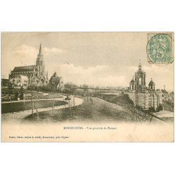 carte postale ancienne 76 BONSECOURS. Monument Jeanne d'Arc et Plateau 1903