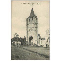 carte postale ancienne 76 CANTELEU. L'Eglise 2