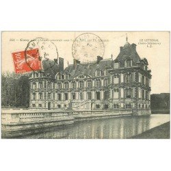 carte postale ancienne 76 CANY. Château par Mansart 1919