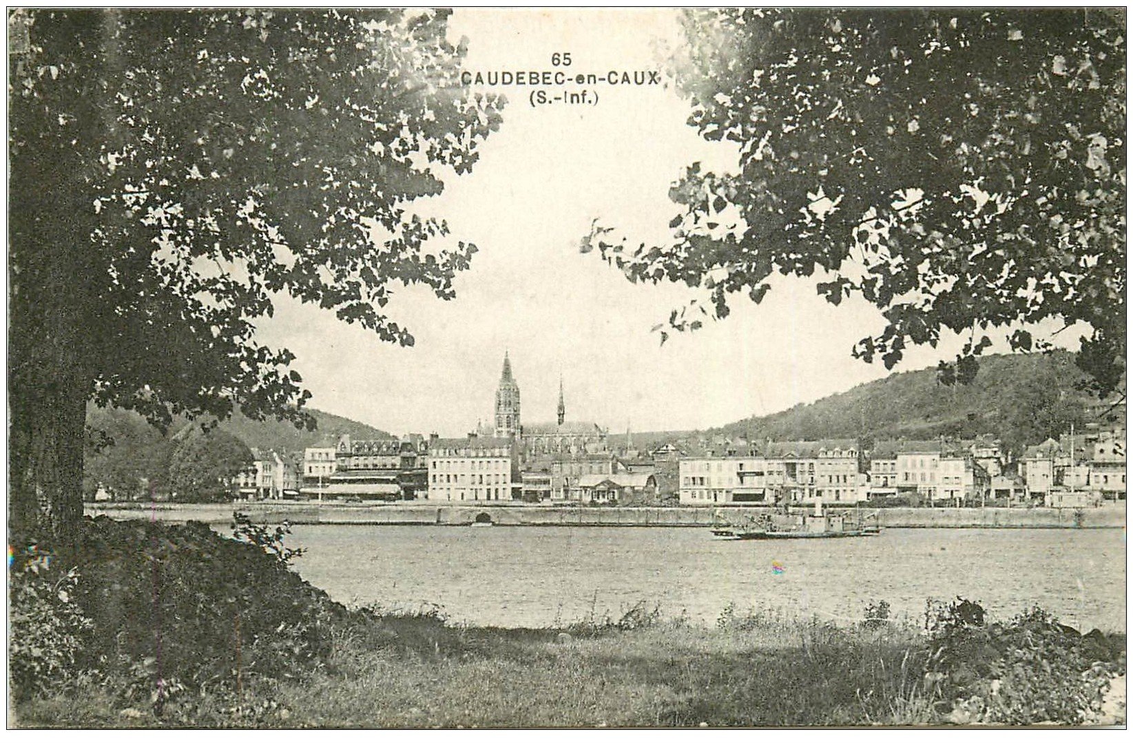 carte postale ancienne 76 CAUDEBEC-EN-CAUX. 65