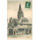 carte postale ancienne 76 CAUDEBEC-EN-CAUX. La Place d'Armes 1915