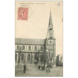 carte postale ancienne 76 CAUDEBEC-EN-CAUX. L'Eglise Abside 1906