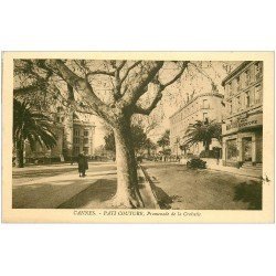 carte postale ancienne 06 CANNES. Promenade de la Croisette Pati Couture