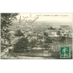 carte postale ancienne 76 CAUDEBEC-EN-CAUX. Vue générale 1908