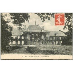 carte postale ancienne 76 CHATEAU DE BAONS LE-COMTE 1917