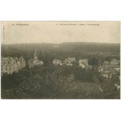 carte postale ancienne 76 CLERES. Vue générale vers 1900