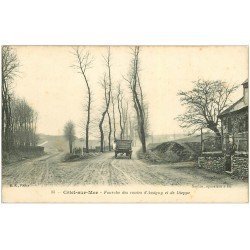 76 CRIEL-SUR-MER. Attelage Fourche des routes d'Assigny et Dieppe