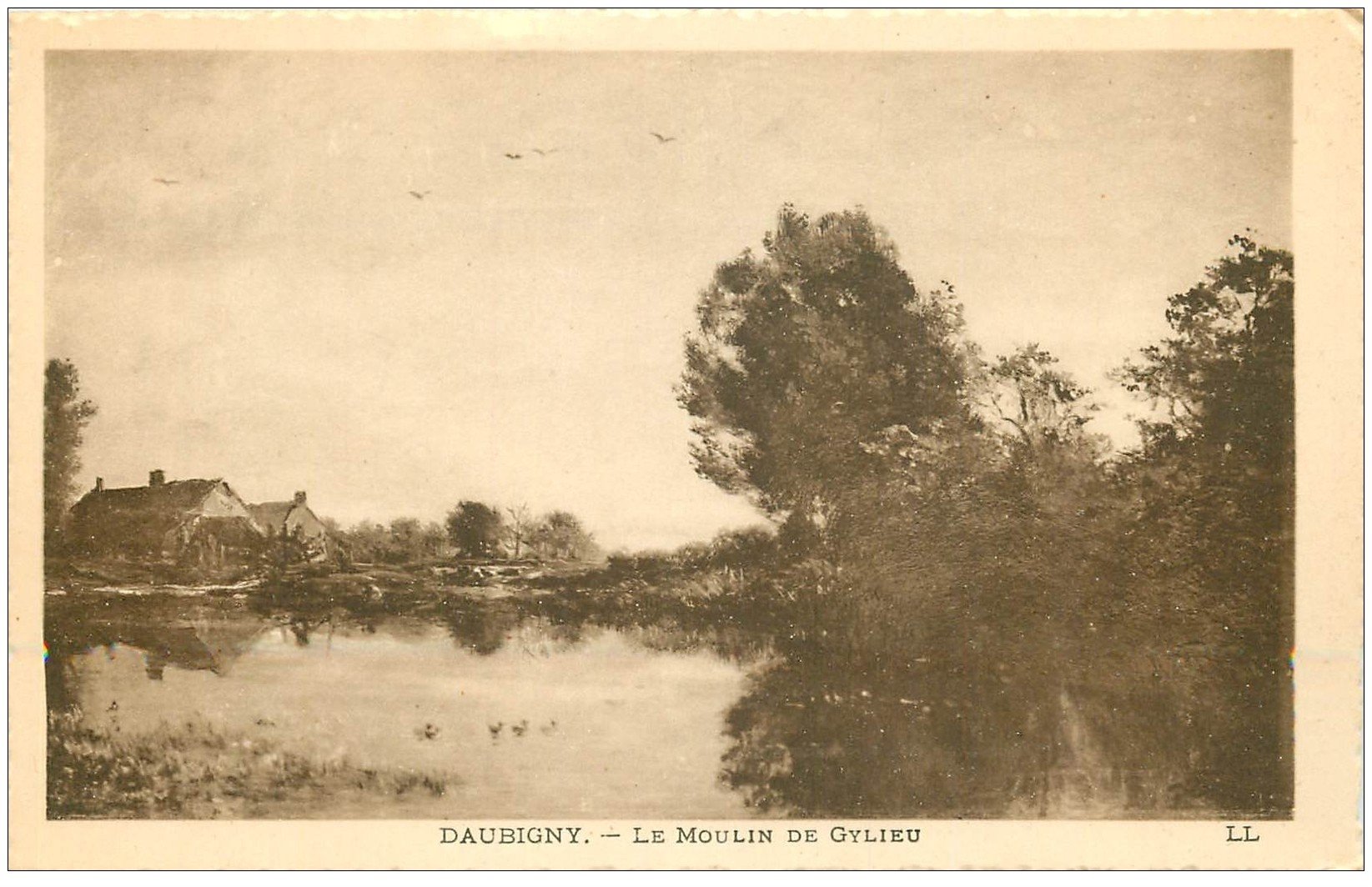 carte postale ancienne 76 DAUBIGNY. Le Moulin de Gylieu. Impeccable