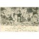 carte postale ancienne 76 DIEPPE. Habitation de Pêcheurs dans la Falaise 1903. Métiers de la Mer