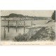 carte postale ancienne 76 DUCLAIR. Le Bac au Passage de Berville 1904