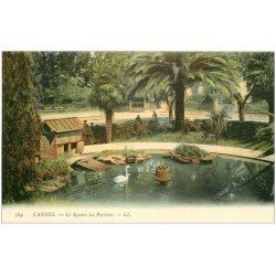 carte postale ancienne 06 CANNES. Square La Peyriere