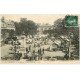 carte postale ancienne 76 ELBEUF. Le Marché Place Lecaillier 1914