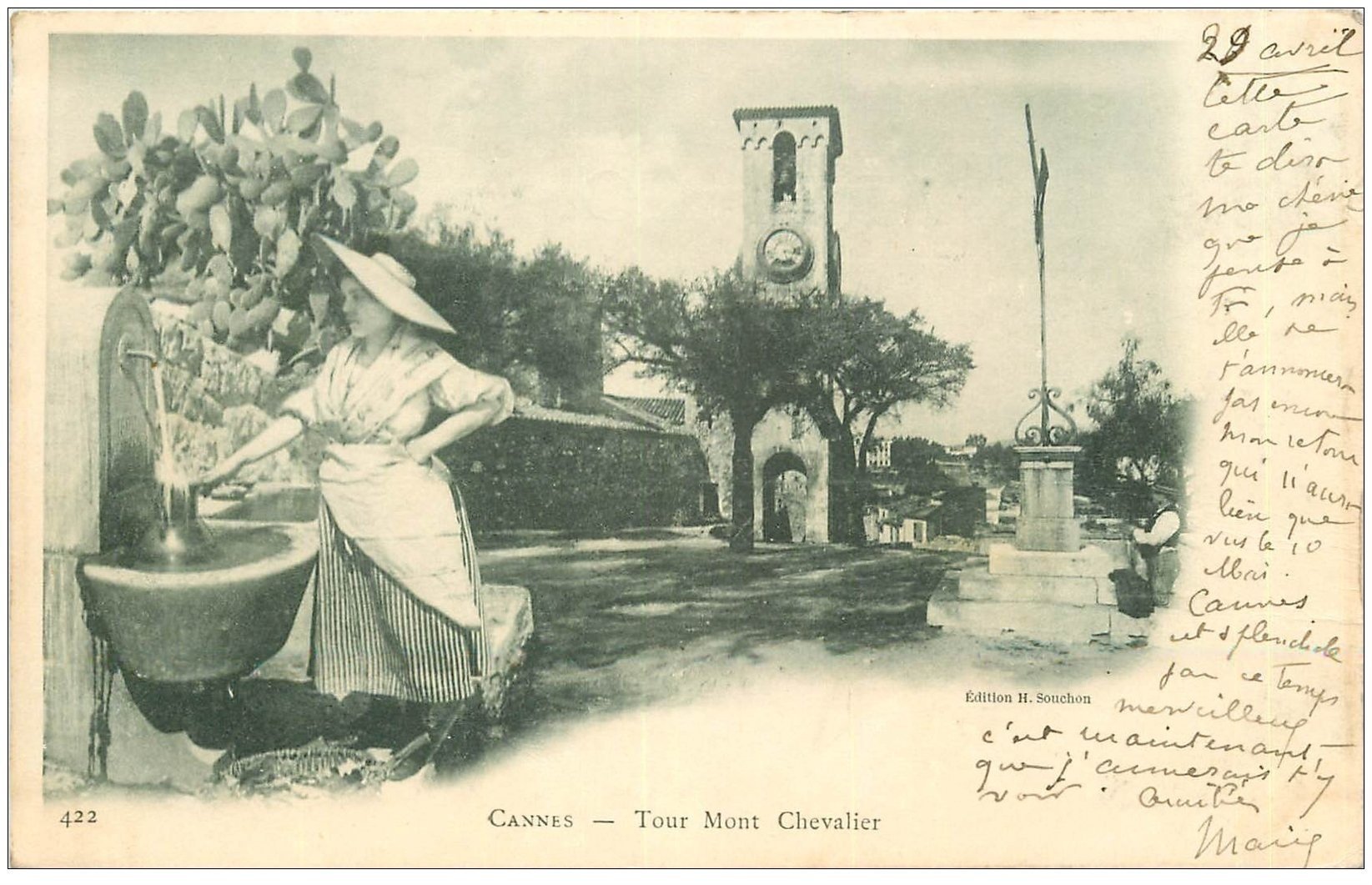 06 CANNES. Tour Mont Chevalier 1901