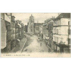 carte postale ancienne 76 ELBEUF. Rue de la Nation