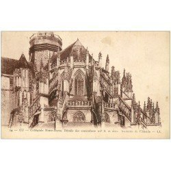 carte postale ancienne 76 EU. Cathédrale Collégiale Notre-Dame