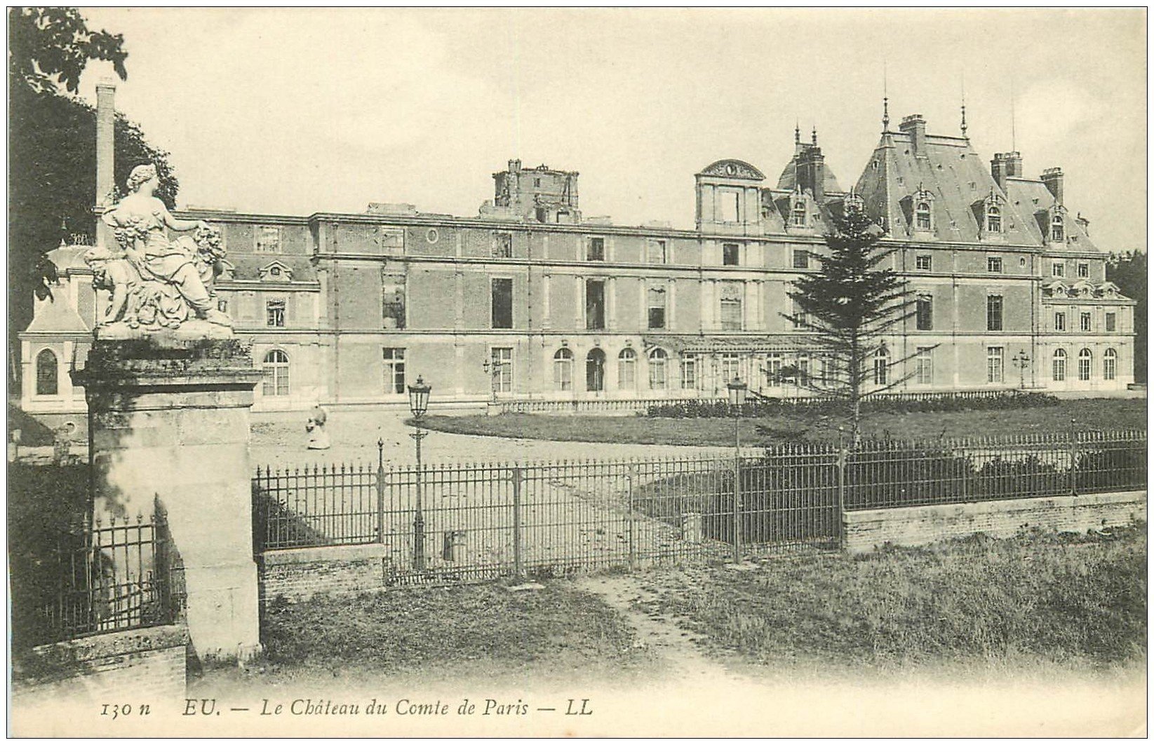 carte postale ancienne 76 EU. Château Comte de Paris
