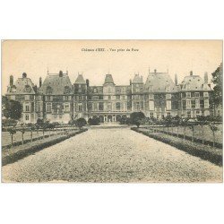 carte postale ancienne 76 EU. Château et Parc 1917