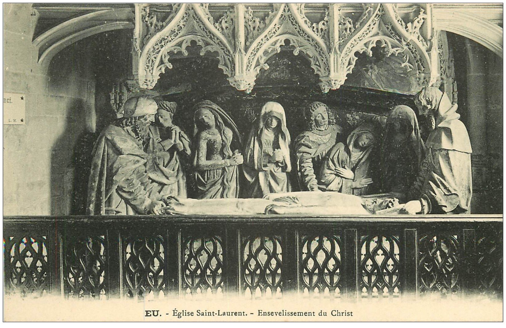 carte postale ancienne 76 EU. Eglise Notre-Dame le Christ