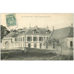 carte postale ancienne 76 EU. Ferme et Chapelle Sainte-Croix 1904