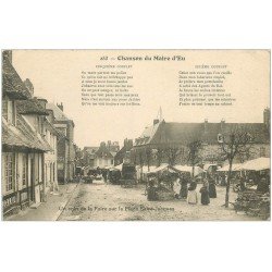 carte postale ancienne 76 EU. Foire Place Saint-Jacques