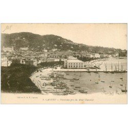 carte postale ancienne 06 CANNES. Vue du Mont Chevalier V.D.F 1