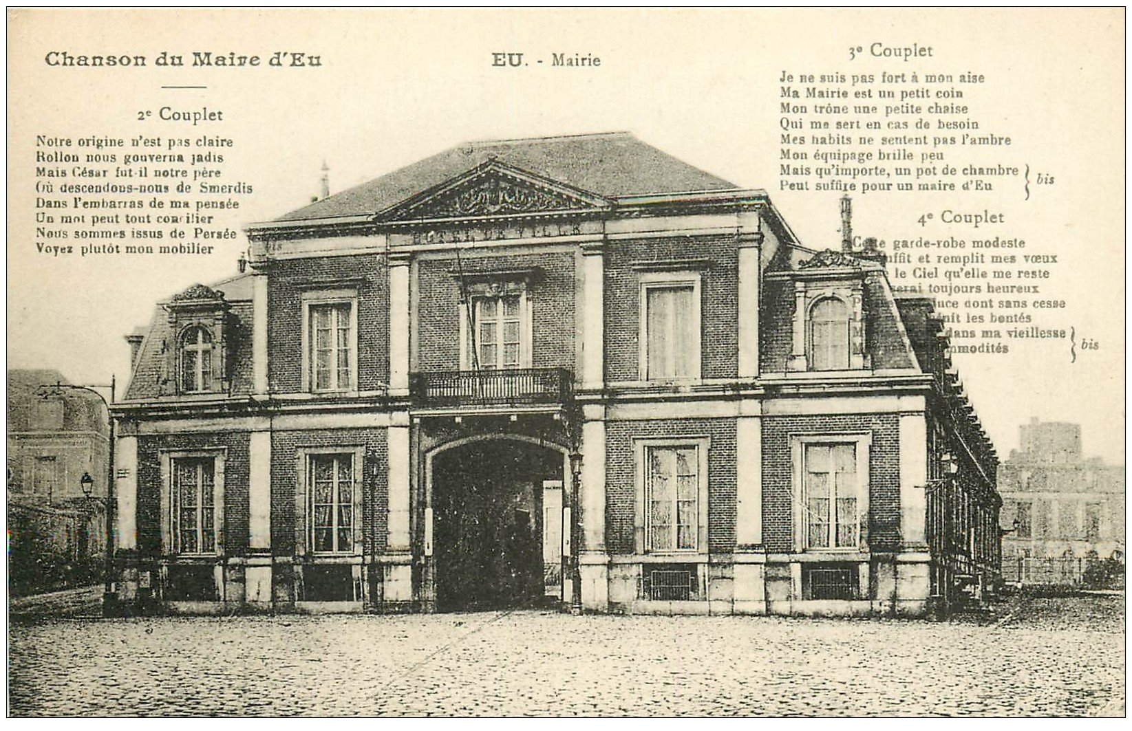 carte postale ancienne 76 EU. Mairie