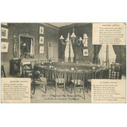 carte postale ancienne 76 EU. Mairie. Salle du Conseil Municipal