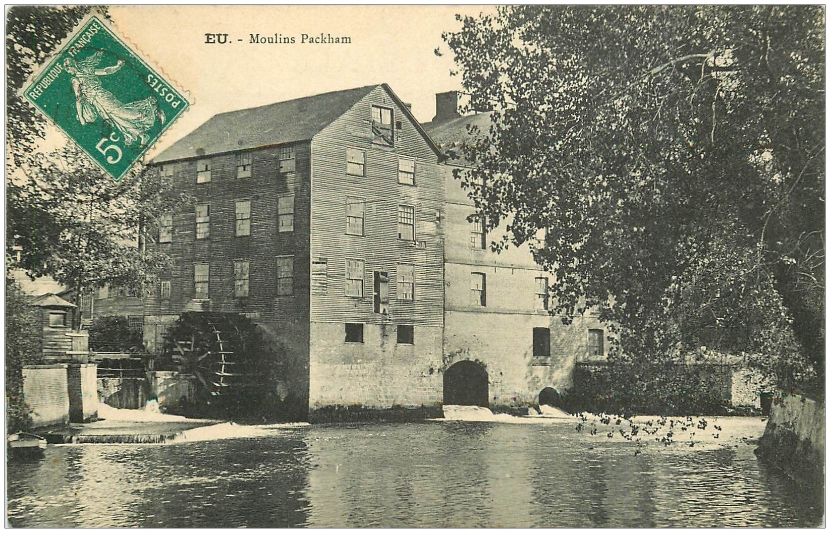 carte postale ancienne 76 EU. Moulin Packham