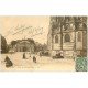 carte postale ancienne 76 EU. Place Hôtel de Ville 1907 roulotte et charrettes