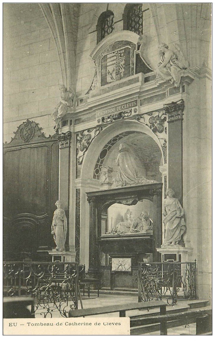 carte postale ancienne 76 EU. Tombeau de Clèves