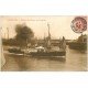 carte postale ancienne 76 LE HAVRE. Bateau de Trouville 1906