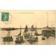 carte postale ancienne 76 LE HAVRE. Bateaux de Pêche 1909