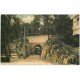 carte postale ancienne 06 CAP MARTIN. Tramway rentrant dans le Tunnel (rapée et trou punaise verso droit)...