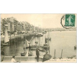 carte postale ancienne 76 LE HAVRE. L'Anse des Pilotes 1908