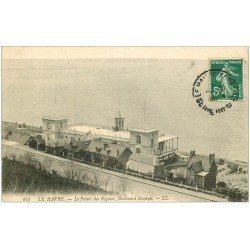 carte postale ancienne 76 LE HAVRE. Palais Régates Boulevard Dufayel 1908