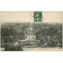 carte postale ancienne 76 LE HAVRE. Panorama 1908