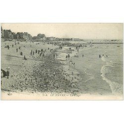 carte postale ancienne 76 LE HAVRE. Plage 1917