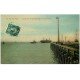 carte postale ancienne 76 LE HAVRE. Sortie Transatlantique 1908. Cargo-Boat