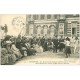 carte postale ancienne 76 LE TREPORT. Assaut Armes Jardins du Casino. Maîtres Lafont et Bourbon 1915. Escrimes, Epées et Sabres.