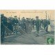 carte postale ancienne 76 LE TREPORT. Préparation des filets pour Pêche aux Harengs 1908