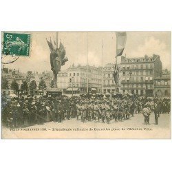 76 ROUEN. Académie culinaire de Bruxelles Place Hôtel de Ville 1909