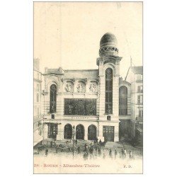 carte postale ancienne 76 ROUEN. Alhambra Théâtre