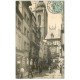 carte postale ancienne 76 ROUEN. Beffroi Rue Grande Horloge 1905